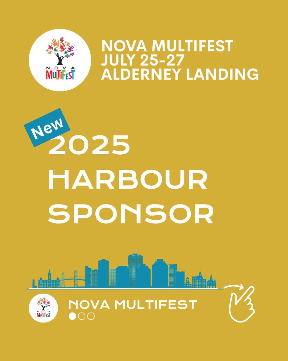 multifestns's tweet photo. Introducing NEW 2025 Harbour Sponsor!

Nova MultiFest would not be possible without you. Thank you 🧡

#halifax #dartmouth #halifaxevents #novascotia #novamultifest #multifestns #whatbringsyoutomultifest https://t.co/D14K8XJYig