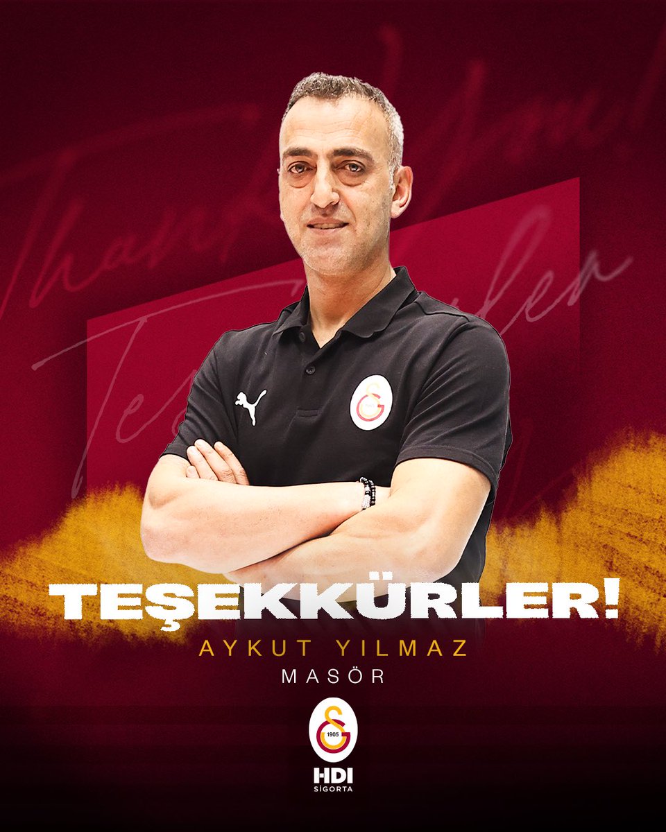 2004-2008 yılları arasında kadın voleybol takımımızda, 15 yıldır da erkek voleybol takımımızda olmak üzere toplam 19 yıl masör olarak kulübümüze hizmet eden Aykut Yılmaz’a emekleri için teşekkür eder, bundan sonraki kariyerinde başarılar dileriz.