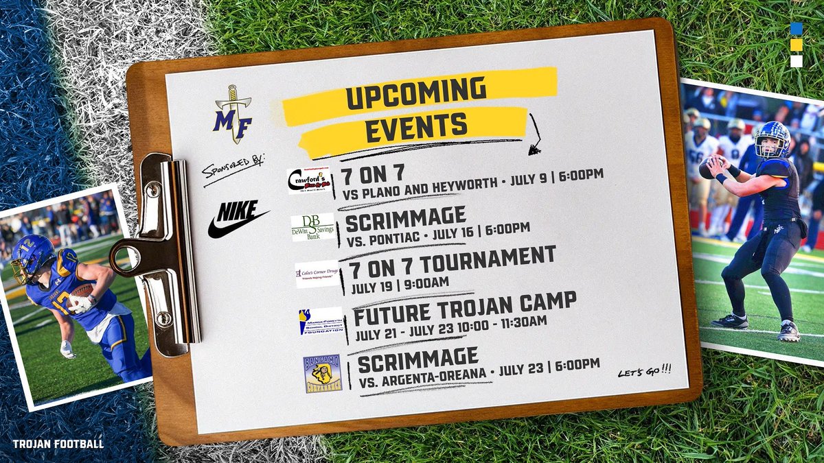 Come preview the 2025 Trojan Football team at our upcoming open practices! All events held at Walter Boyd Field! #UVE