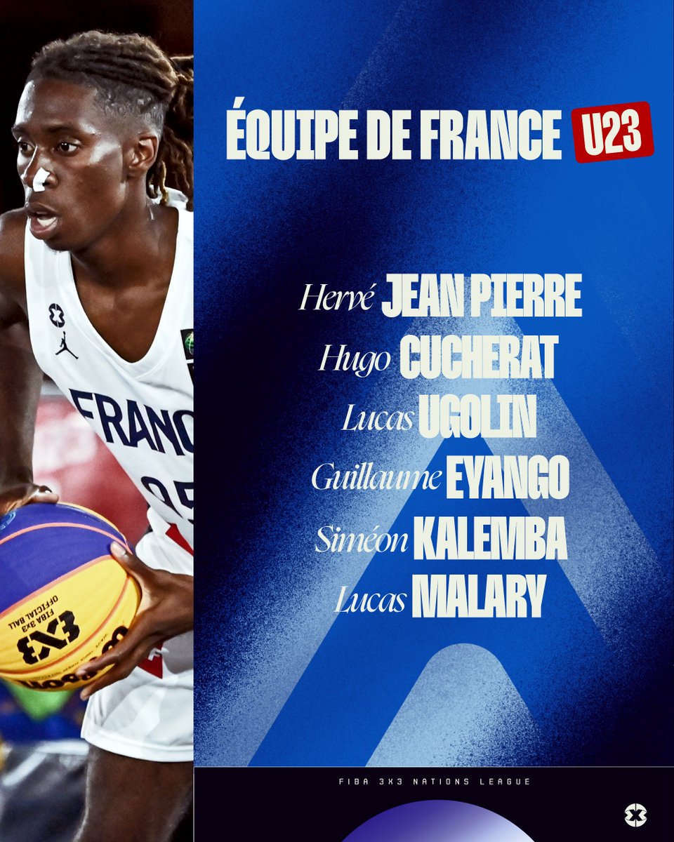 3x3ffbb's tweet photo. #EDF3x3U23🇨🇵 - Du 11 au 13 juillet les Équipes de France U23 disputent la phase de conférence de la Nations League.

🔗 https://t.co/d1RmZp9vNm https://t.co/xzlvPg7ODY