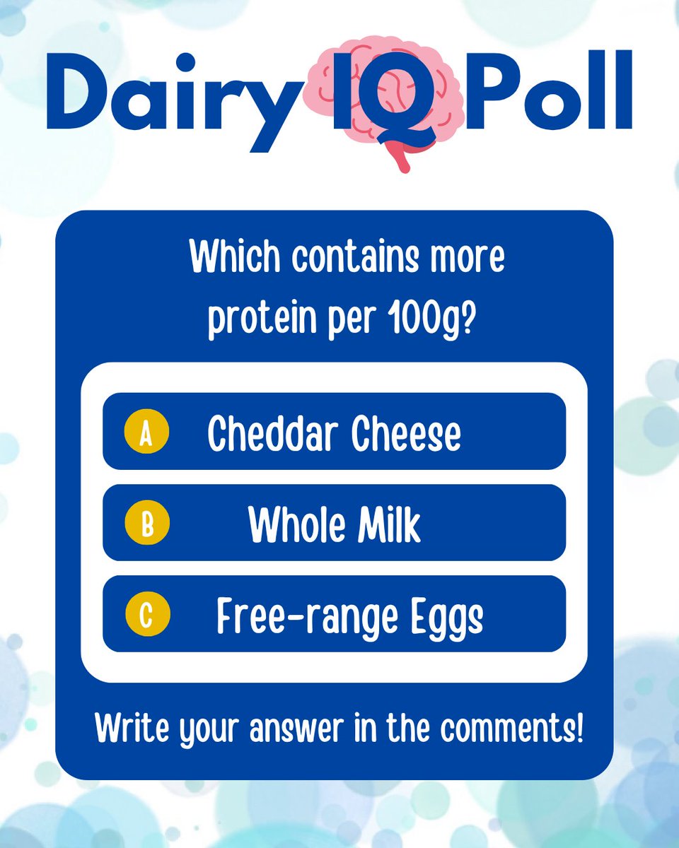 TheDairyKo's tweet photo. Do you know the answer?
Write your guesses in the comments below! 

#DairyKo #DairyQuiz #QuizTime #IQPoll #Cheese #Milk #Eggs https://t.co/RtdKxrBmbL