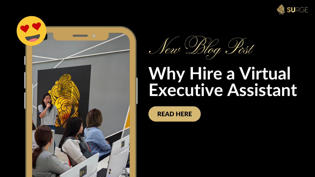 surgemktplace's tweet image. Feeling stretched running your biz? A Virtual Executive Assistant might be your game-changer.💡 Discover how they help you scale smarter — without the overhead.

Read Here👉 bit.ly/3U8uOQt  
  
#VirtualExecutiveAssistant #HireAVA #NewBlogPost #SurgeFreelancingMarketplace