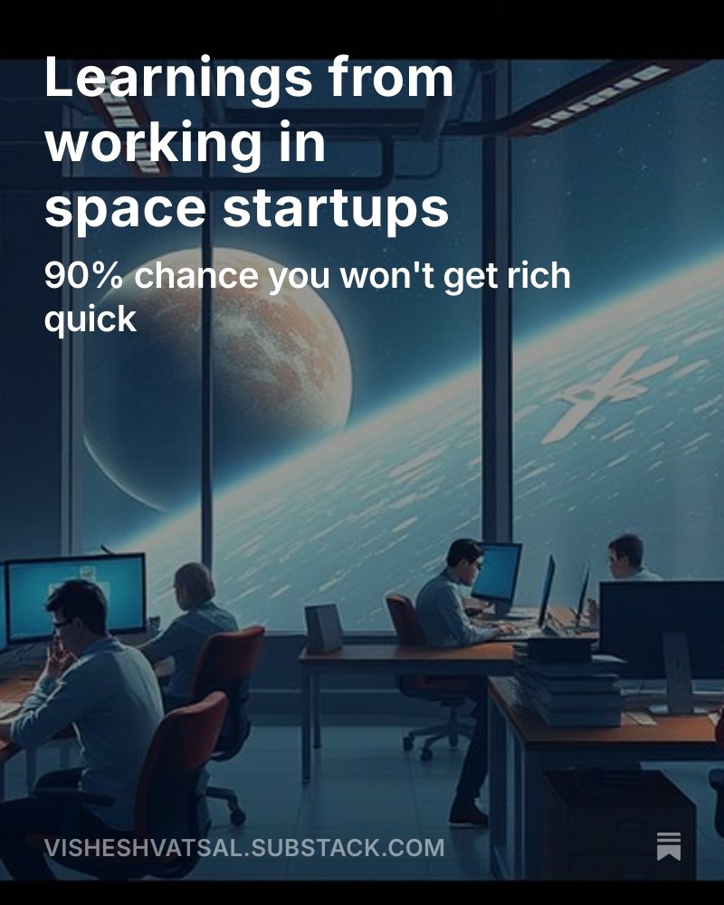 vishesh20's tweet photo. Distilled lessons from TeamIndus, SkyServe, Dfy-Graviti. My thoughts on working in space startups: 

https://t.co/D5RcZwKTan https://t.co/ak9snNDF1I