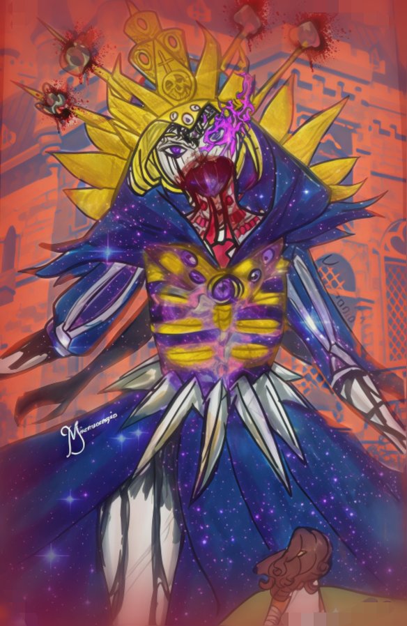 helgalamaster's tweet photo. Al fin termine de pintar! Una versión horror cósmico del overblot de Vil
#twstプラス #twst #twstoc #vilschoenheit https://t.co/Ueit7BcpPI