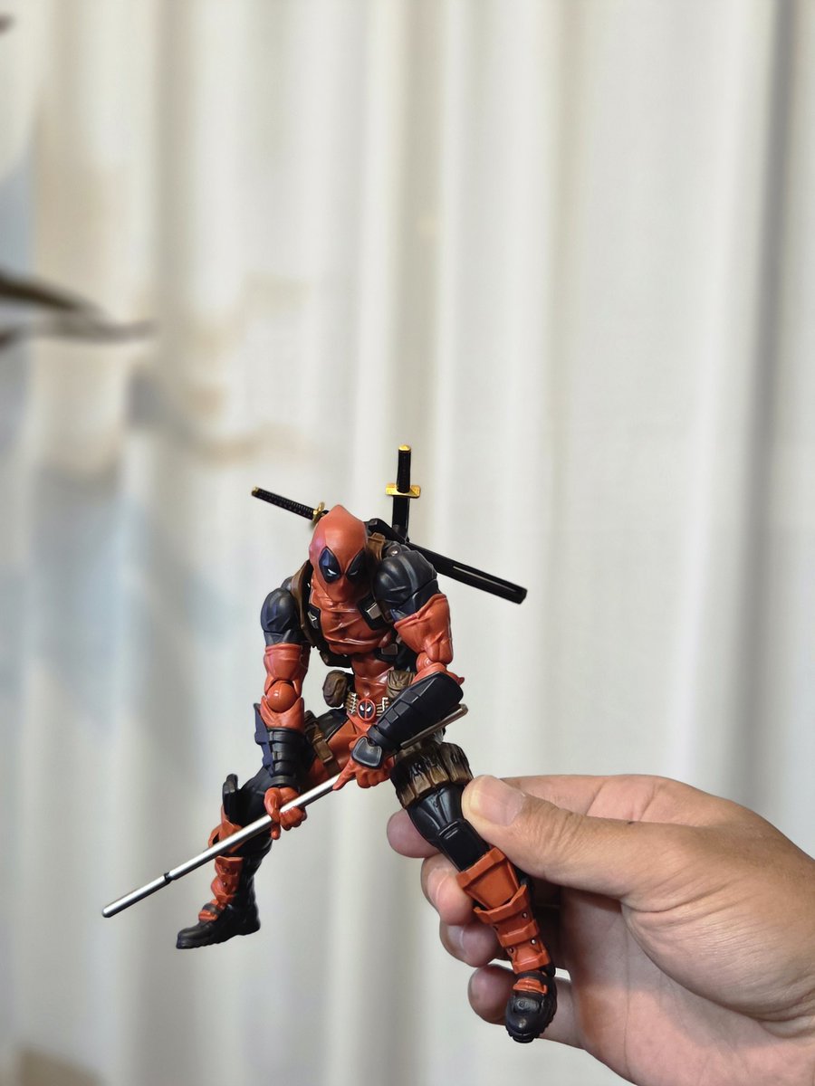 figure_nohito's tweet photo. デップーと棍

#アメイジングヤマグチ
#デッドプール https://t.co/QLxiZhSbHV