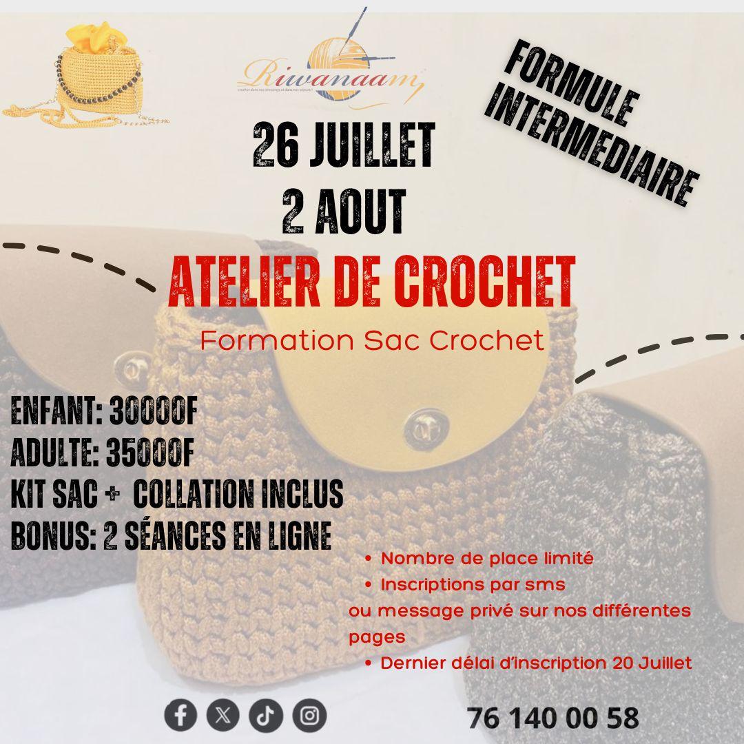 riwanaam's tweet photo. 🧶✨ Ateliers Crochet Riwanaam – Les mains créatives, on vous attend !
Apprenez ou perfectionnez-vous dans la joie & la bonne humeur 🌟
✅ Matériel fourni
✅ Tous niveaux
✅ 26/07 & 02/08
📩 DM ou message sur nos pages pour plus d’infos !
#Crochet #AtelierCreatif https://t.co/M9IHzSdXDA