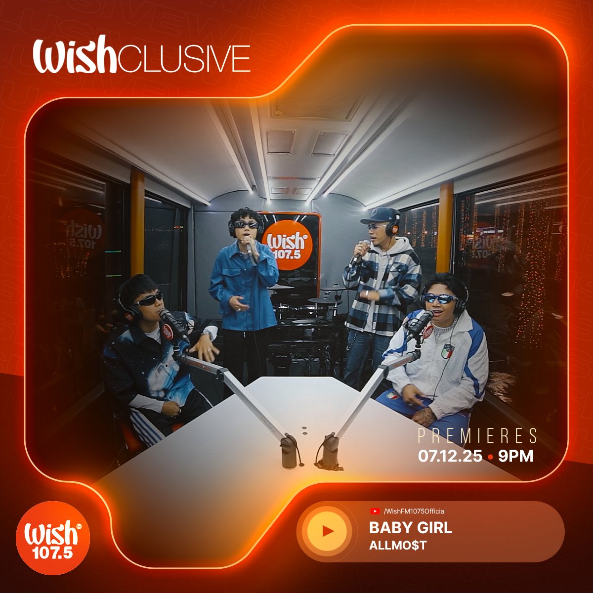 wish1075's tweet photo. .@allmostmusic woos their "BABY GIRL" in their newest Wishclusive performance! 

The video drops TOMORROW at 9 p.m. on our YouTube channel! https://t.co/SeB9t0nPSD