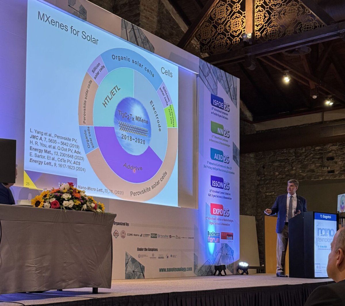 #NANOTEXNOLOGY2025 is an impressive event that brought together many top scientists from academia and industry. I was honored to deliver a plenary lecture and introduce #MXenes to the conference attendees.