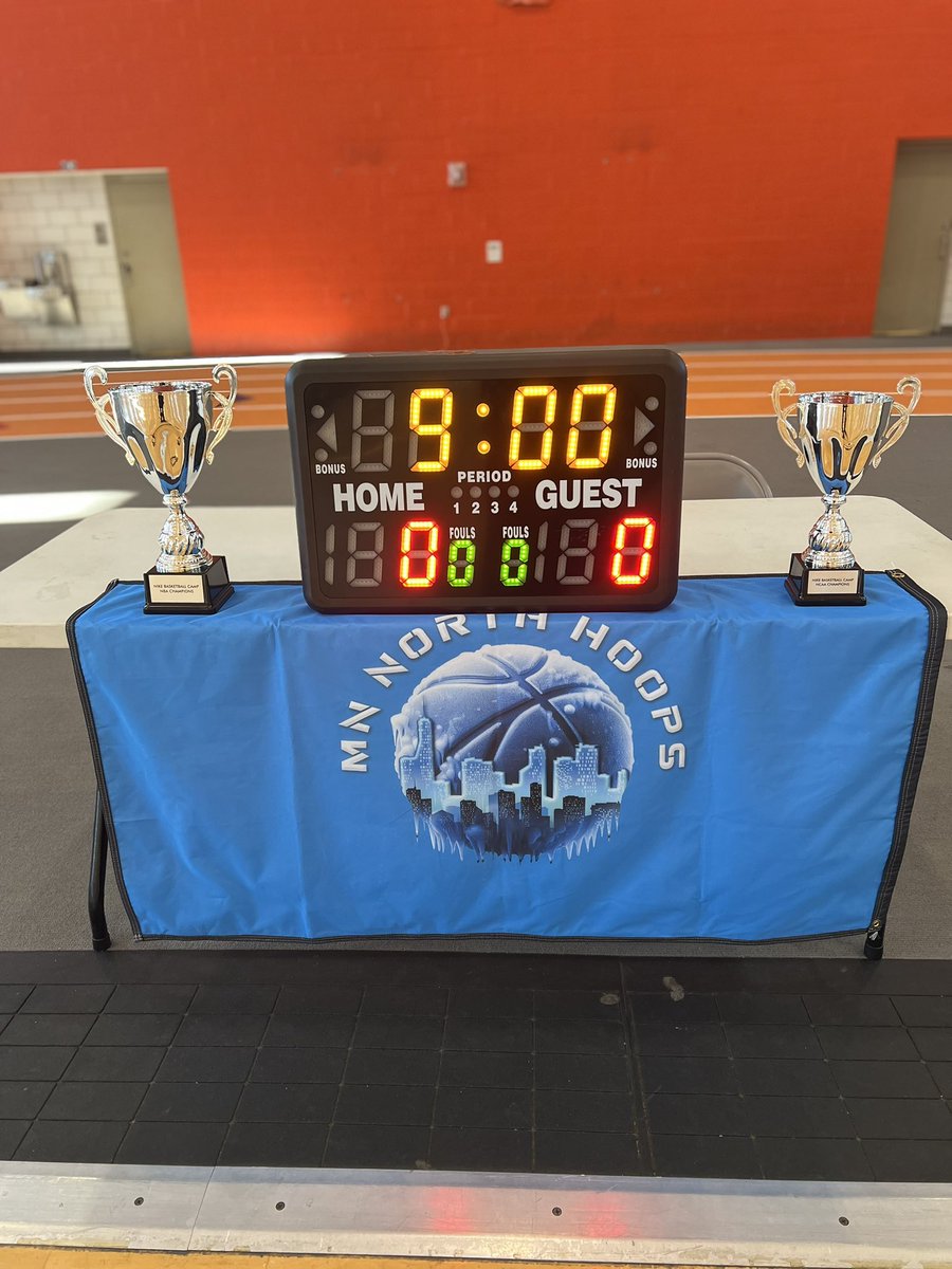 🏆 Championship Friday Coming Soon!
NBA &amp; NCAA trophies courtside — giving our Nike Camp 5-on-5 league that big game feel.
Play like a champ. Dream like a pro. 💯

#MNNorthHoops #NikeBasketballCamp #ChampionshipFriday #YouthHoops