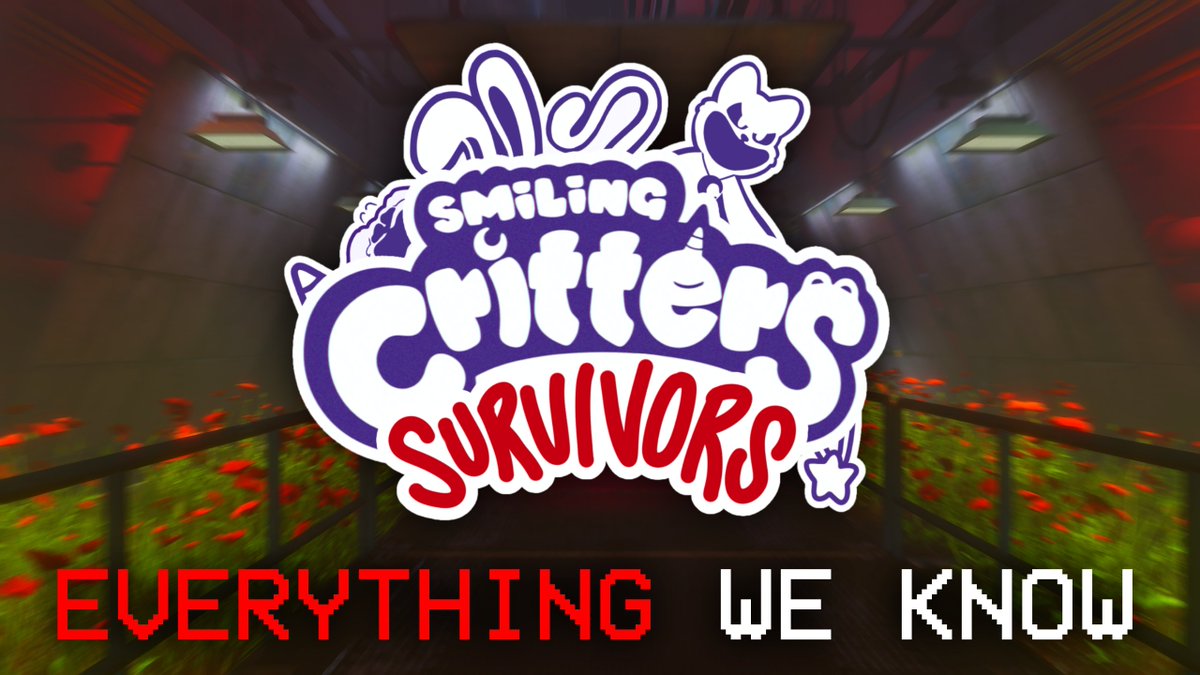 EVERYTHING we know about the newest leaked Poppy Playtime game, “Smiling Critters Survivors!”

- It’s a spin-off game centered around the Smiling Critters

- Partners in Crime are allowed to talk on it

- It’ll likely be publicly announced later this year

#PoppyPlaytimeChapter4