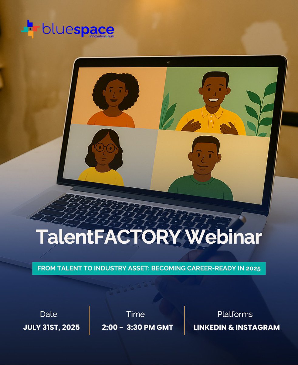 BlueSPACE_hubs's tweet image. Join us for an insightful live session as industry voices share practical advice, key trends and essential skills to help you thrive in today’s competitive world of work.

🗓️ July 31st, 2025
🕛 2:00 - 3:30 PM GMT
📍 LinkedIn &amp;amp; Instagram Live

RSVP now:  tinyurl.com/3rkyurbk