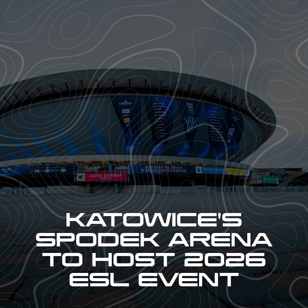 ESL has announced they are set to return to the Spodek Arena in Katowice in 2026, which was historically the venue for the prestigious 🇵🇱 IEM Katowice events.

The announcement itself was vague, simply stating that «Counter-Strike is returning to Katowice &amp; the Spodek Arena in