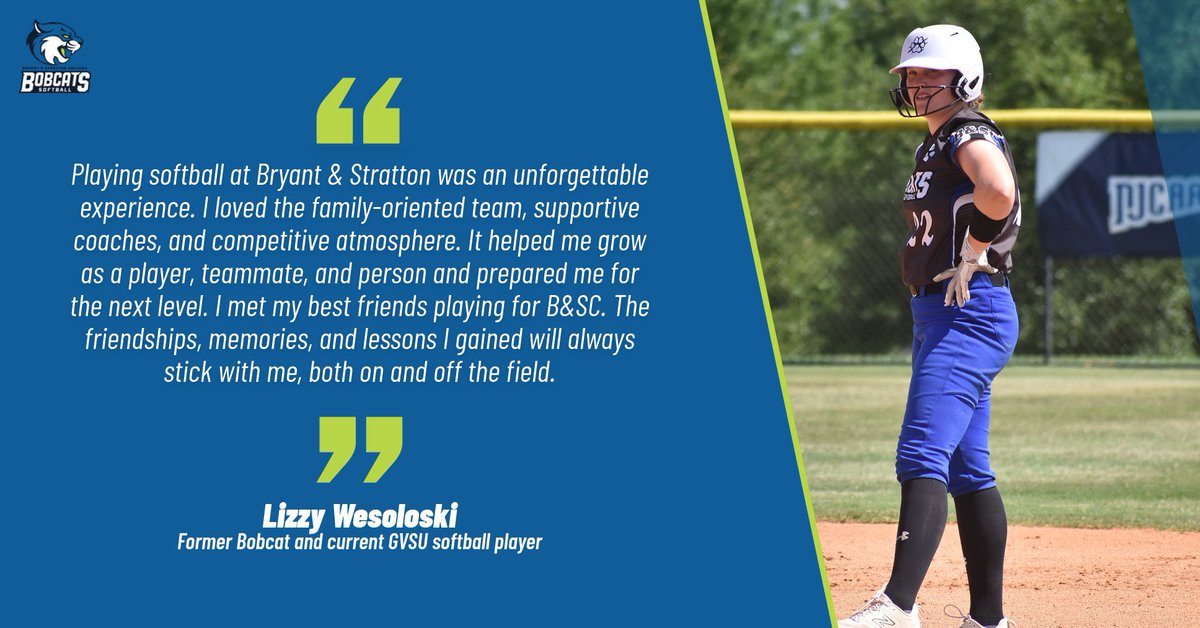 Why be a Bobcat?

Career RBI leader Lizzy Wesoloski will tell you how wearing the Blue and Green laid the foundation she needed to excel at the next level.

#WhyBSCSoftball #ComeToTheBow