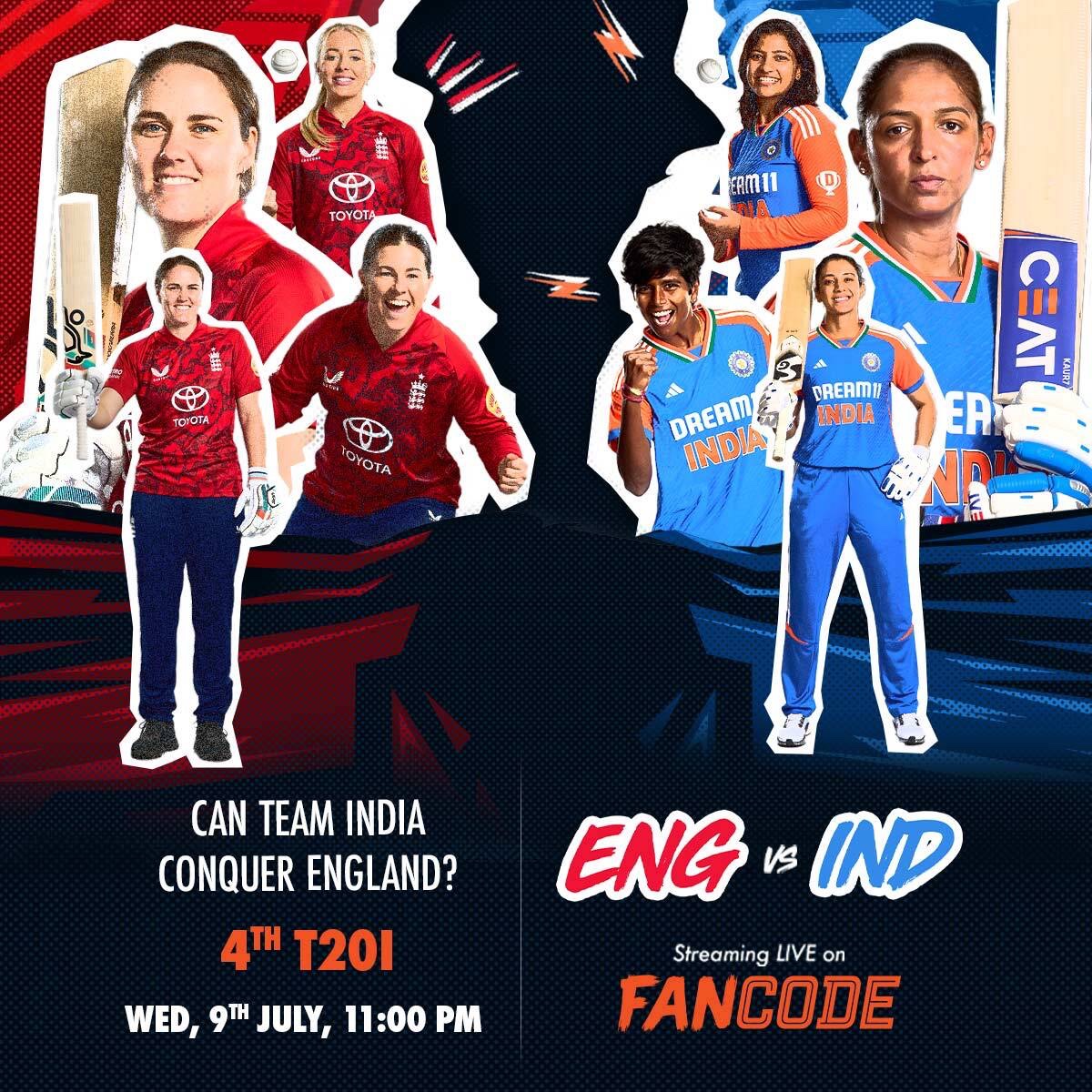 ambertonic_'s tweet photo. We’ve shown fight, skill and heart this series. Now it’s time to seal it. Manchester can be the day India’s women conquer England. One team, one goal, one win. Catch it live on FanCode - - https://t.co/n9Kydpfis1
#EngvsInd #EngvsIndonFanCode https://t.co/VV2ALqQjh1