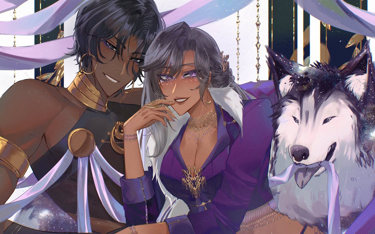 alioathereal's tweet image. FGO⠀───⠀Arjuna X MASTER OC Misae
⠀⠀⠀ ❛10th Anni Baddies ✨⠀
#アルジュナ #FGO夢