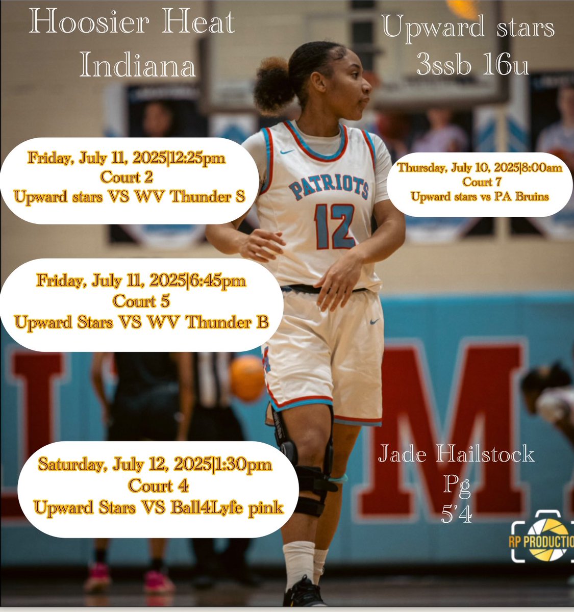 Jade Hailstock (@jahbhoopin) on Twitter photo 🚨Hey coaches🚨
July 10-12th
📍Hoosier Heat-Indiana
Come and check out me and my team!!
<a href="/LadyStars_in_SC/">Lady Stars Basketball</a> <a href="/PGH_SCarolina/">Prep Girls Hoops South Carolina</a>
<a href="/InsiderExposure/">InsiderExposure</a> 🚨Hey coaches🚨
July 10-12th
📍Hoosier Heat-Indiana
Come and check out me and my team!!
<a href="/LadyStars_in_SC/">Lady Stars Basketball</a> <a href="/PGH_SCarolina/">Prep Girls Hoops South Carolina</a>
<a href="/InsiderExposure/">InsiderExposure</a>