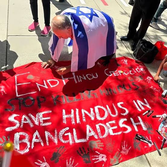This is why we support Israel and always will. Hindus and Jews are persecuted communities facing oppression worldwide.