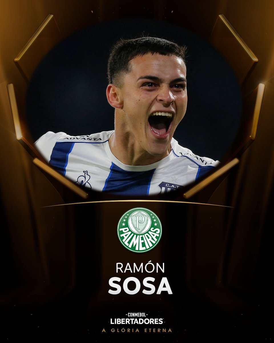 ✅🇵🇾 Tem reforço no <a href="/Palmeiras/">SE Palmeiras</a>! O atacante paraguaio Ramón Sosa volta à América do Sul para defender o tricampeão nas Oitavas da CONMEBOL #Libertadores.