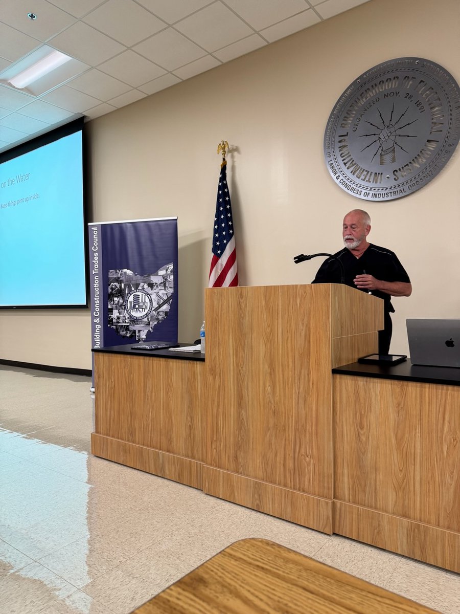 OhioTrades's tweet image. “There is a silent crisis in men’s health.” - Dr. Stephen Woolums' keynote address to the Ohio Building Trades leaders on Mental Health and Suicide Prevention in the trades.