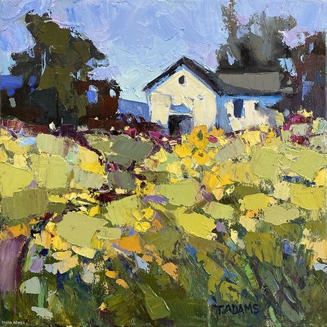 "Do not dwell in the past,
do not dream of the future,
concentrate the mind on
the present moment."  - Buddha
~
Amid the Wildflowers 
Trisha Adams