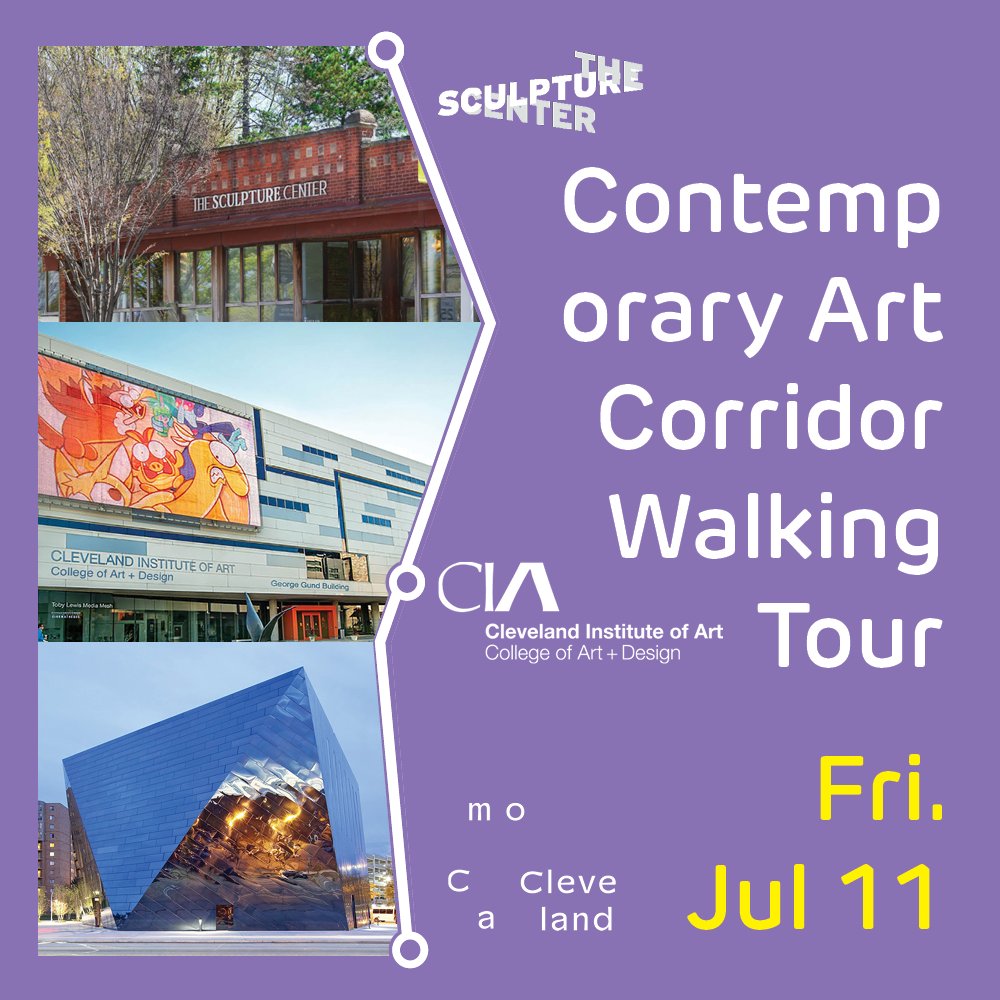 Cleveland Institute of Art, Museum of Contemporary Art Cleveland, and The Sculpture Center have partnered to offer a new way to experience exhibitions in University Circle! Learn more and register for free at ow.ly/nGpB50Wn03Z