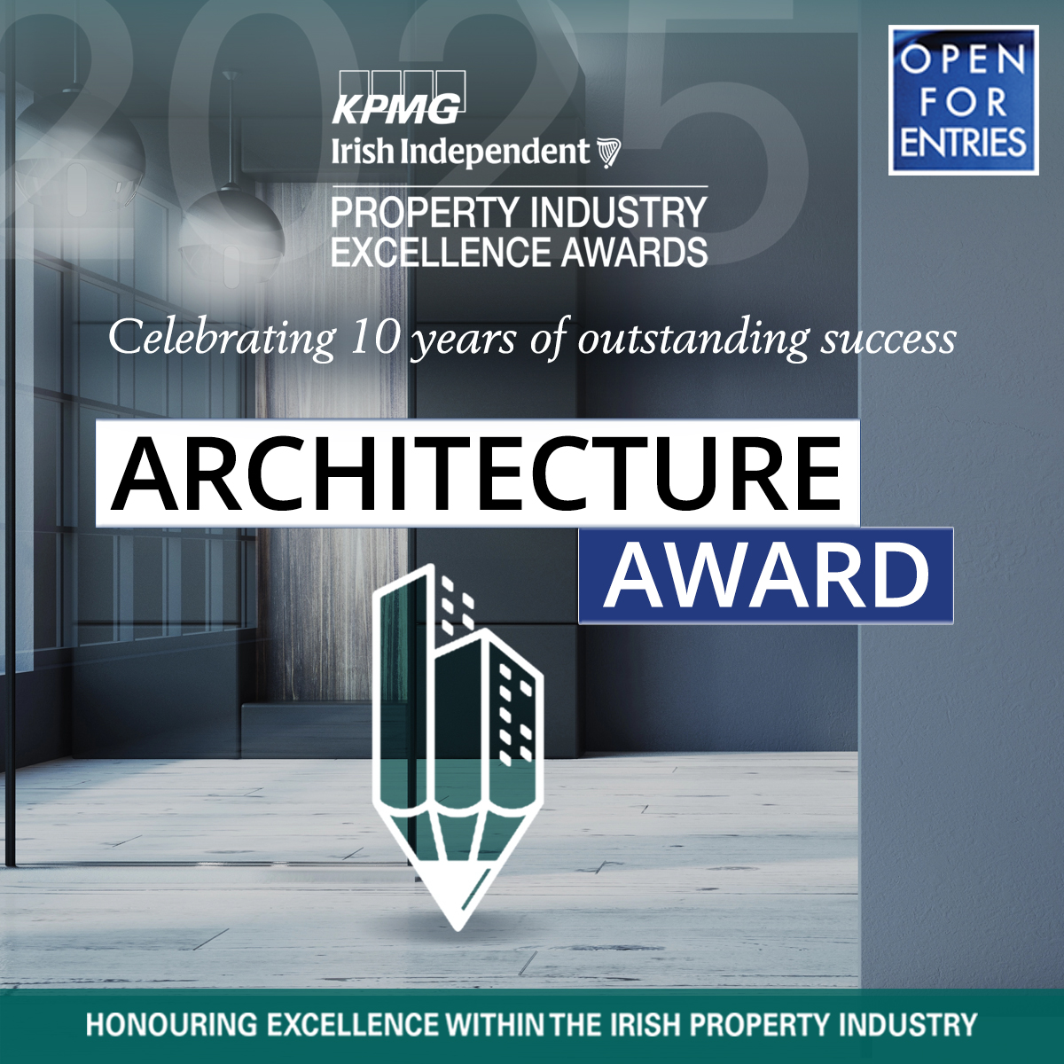 Calling Irish #architects!
2025 #Property Industry Excellence Awards are open, including the Architecture Award, which is recognised across the entire Irish property sector.

Let's recognise design, impact &amp; legacy. Enter:
propertyexcellenceawards.com/categoriesDeta…

#PIEA2025 #Architecture #Design