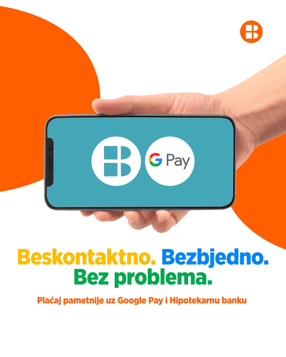 Uz Google Pay i Mastercard karticu naše banke – plaćaš direktno telefonom. 📲

Brzo. Sigurno. Bez dodira.

🔸Samo dodaj karticu u Google Wallet;
🔸Prisloni telefon na POS terminal;
🔸I to je to.

📥Instaliraj Google Wallet i aktiviraj novu dimenziju plaćanja.

#Hipotekarnabanka