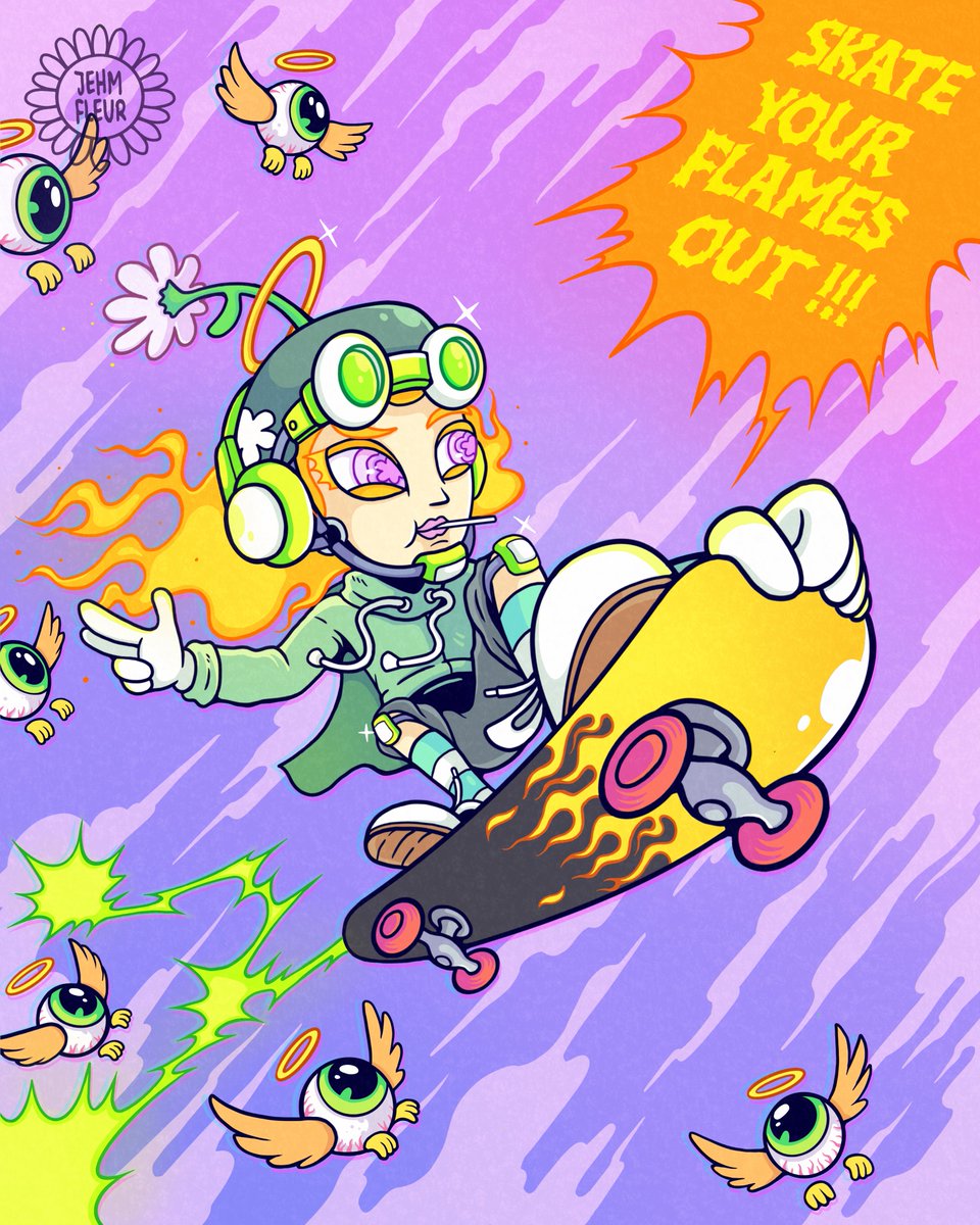 Skate Your Flames Out 🔥🔥🔥
-
#popart #digitalart #digitaldrawing #digitalillustration #illustration #drawing #pastel #color #skateboard #skates #artwork #digitalartwork