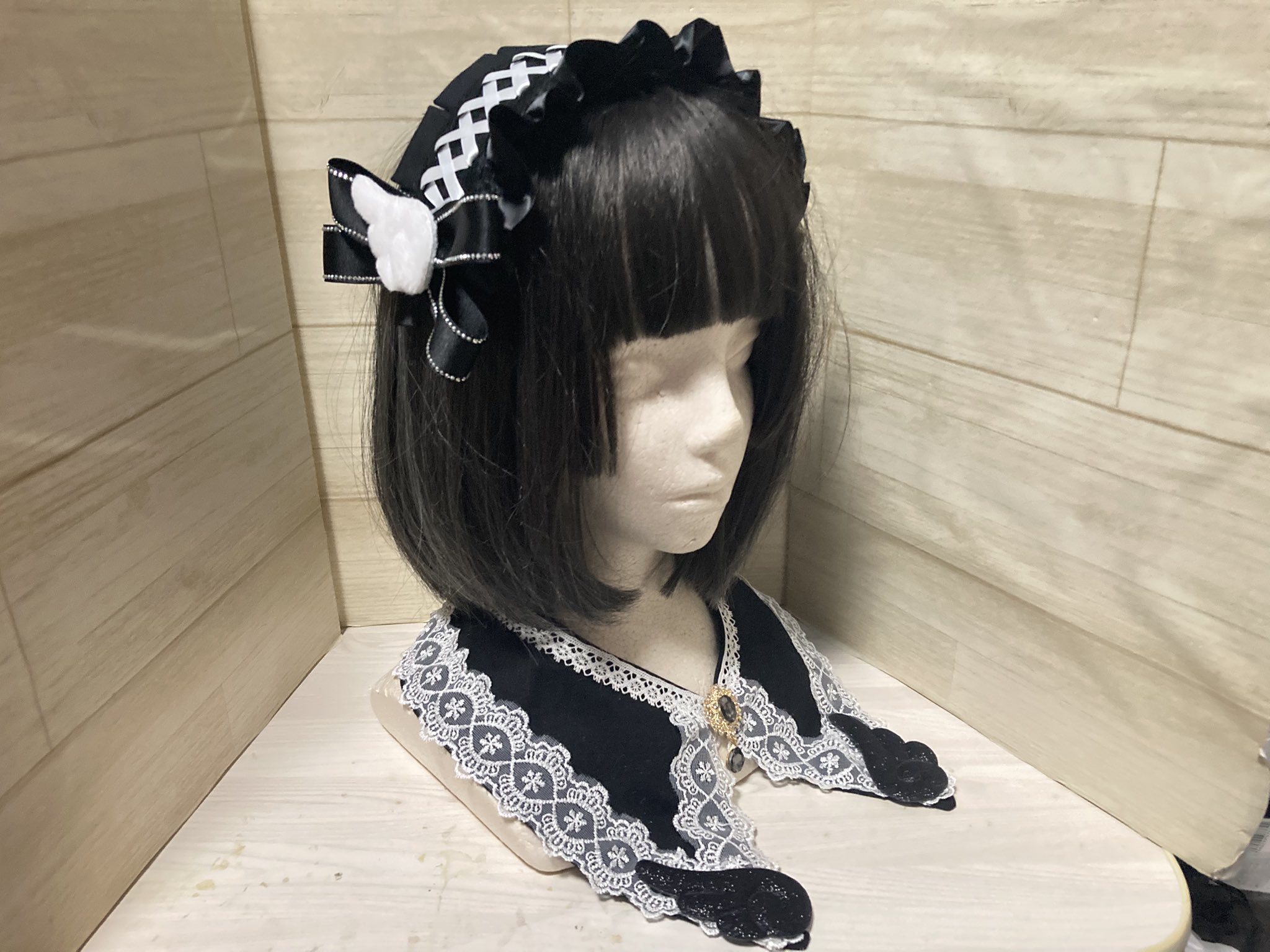 りぽち スカート つけ襟 ヘッドドレス 楽天市場】ロリータ スカート ベスト シャツ追加可 レディース
