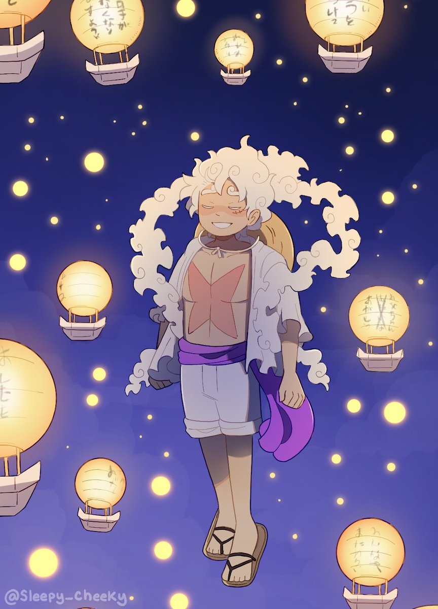 sleepy_cheeky's tweet image. Lanterns 🏮 #ONEPIECE #luffy 
( For wompthompus on Insta! )