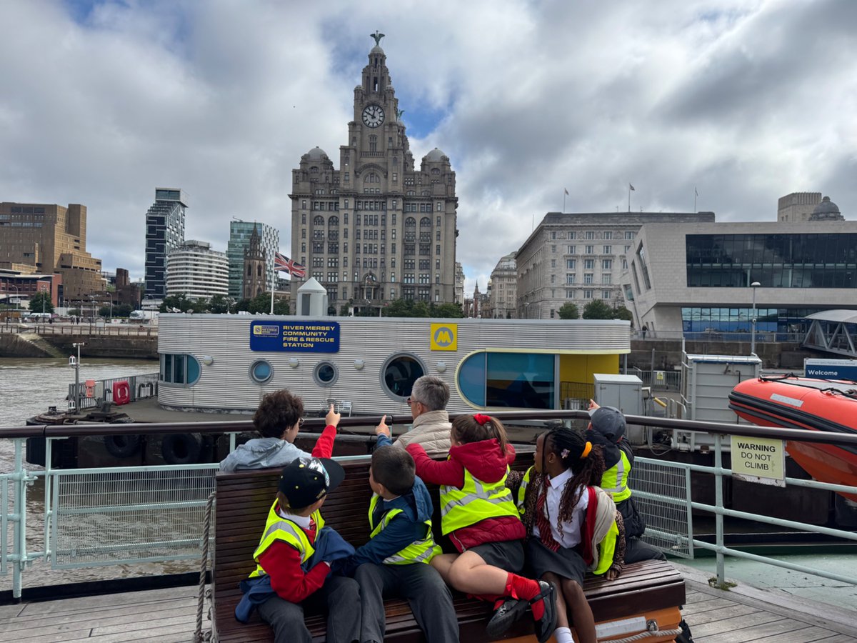 Lots of smiles on the ferry!