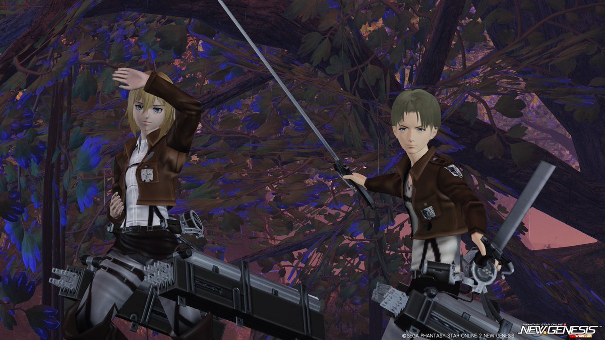 yae_lightblue's tweet image. 進撃の巨人　クリスタ・レンズ

#キャラ再現
#PSO2NGS_SS