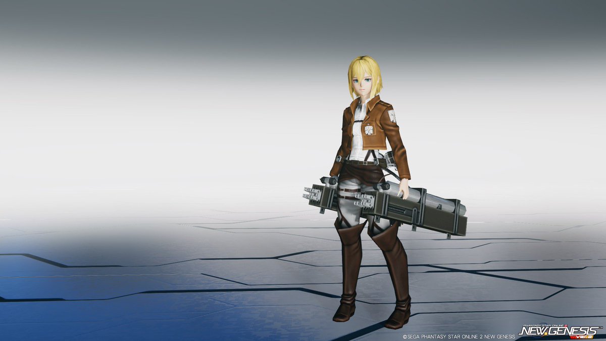 yae_lightblue's tweet image. 進撃の巨人　クリスタ・レンズ

#キャラ再現
#PSO2NGS_SS