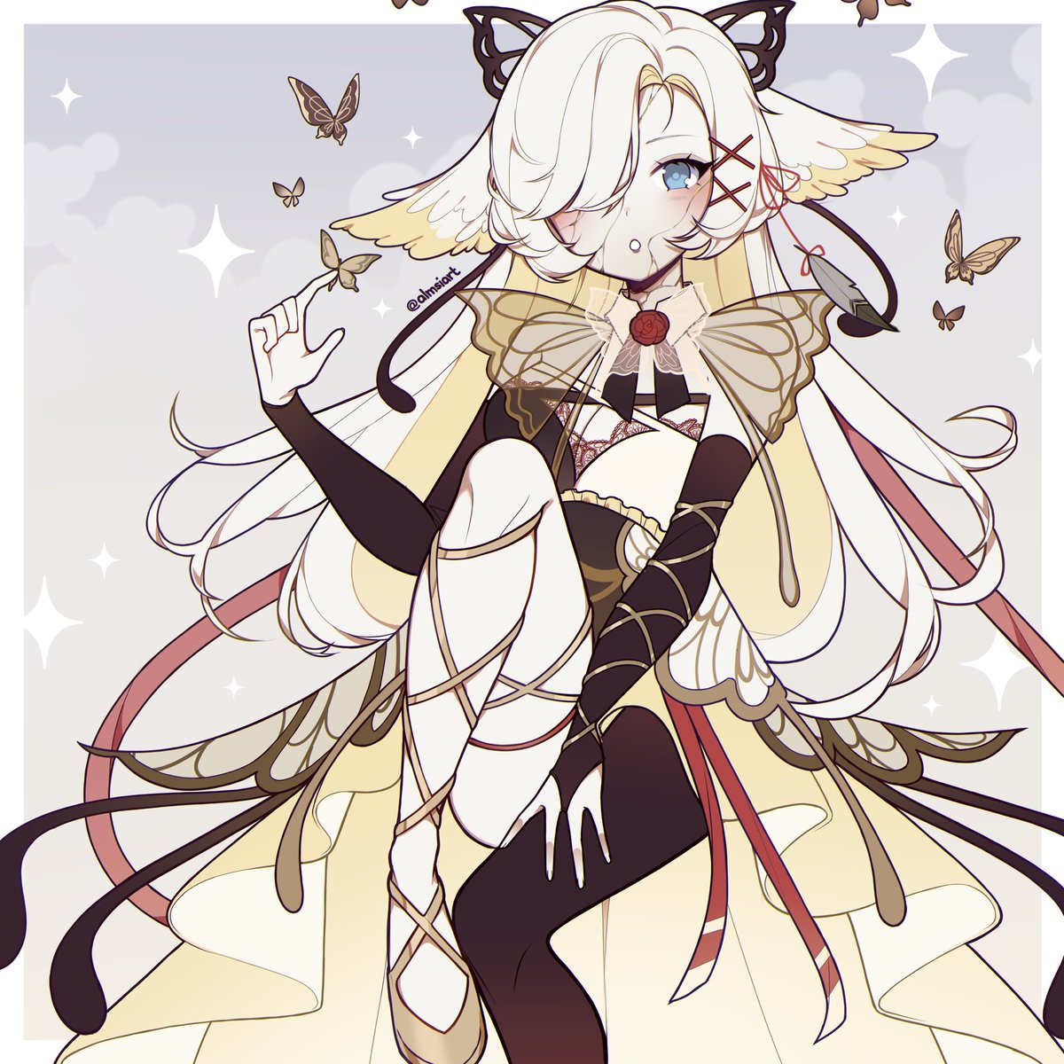 SnowFable's tweet image. Hello to all the new faces! Thank you for the kindness and support. 🩵✨
I’m Fable, a live streamer + VTuber artist
If you like cozy games, character design & lore, and chaotic comfort vibes, then welcome home.🩵🦋