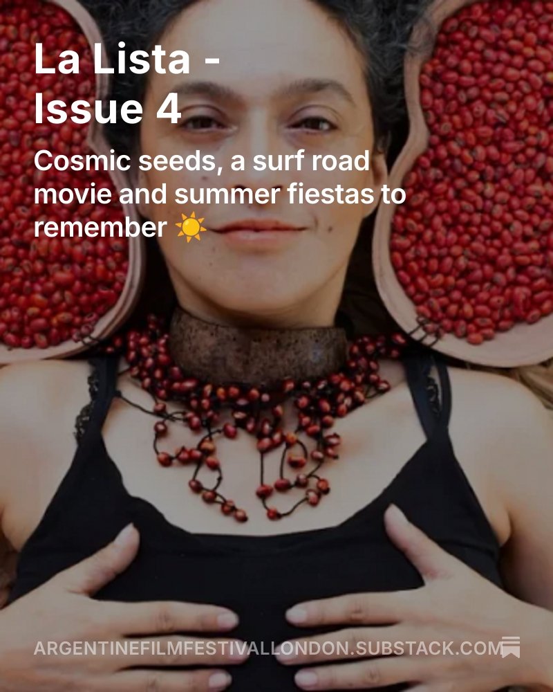 More fun in the sun ahead with our pick of this week's Latin American events …entinefilmfestivallondon.substack.com/p/la-lista-iss…