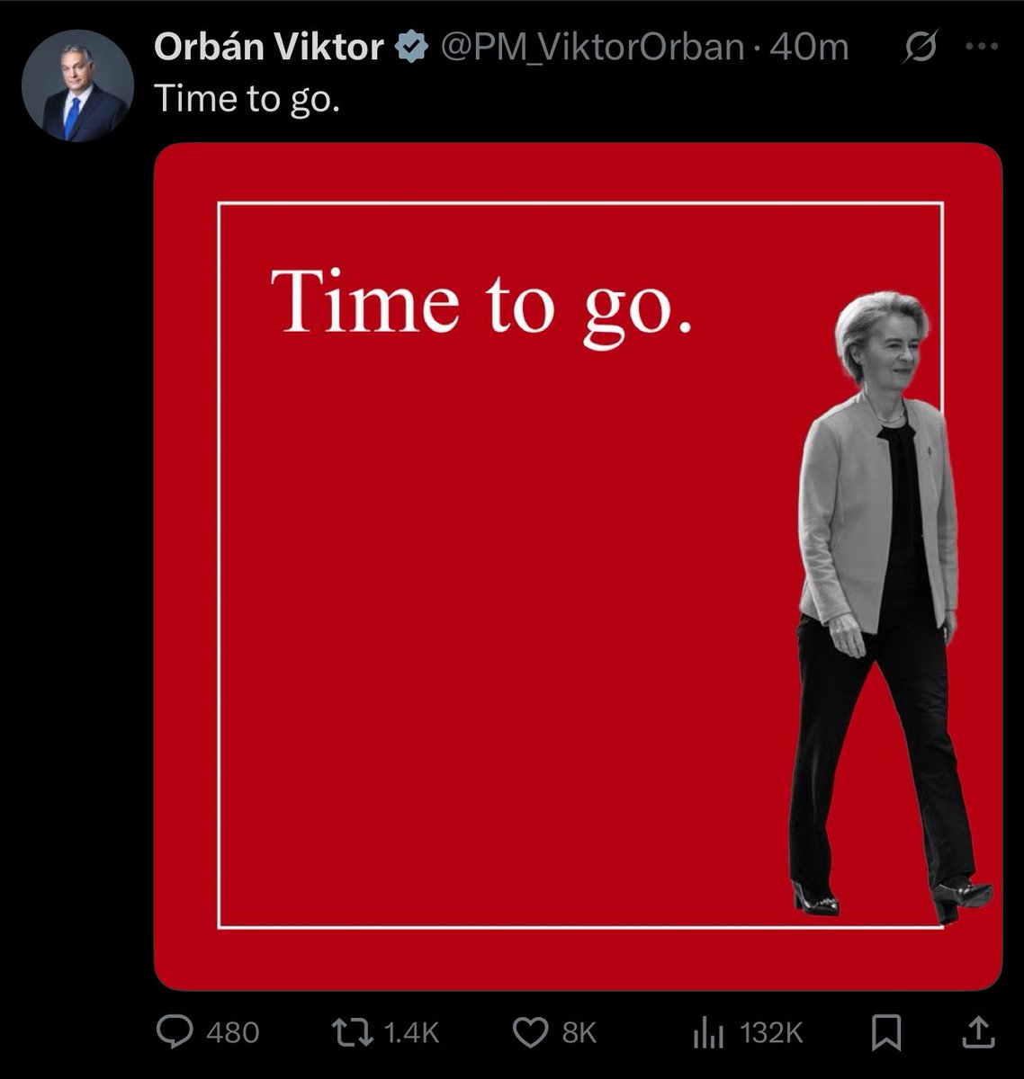 GlobalDiss's tweet image. Viktor Orban doesn’t miss: Calls out EU boss Ursula von der Leyen and demands her resignation over #Pfizergate. 🇭🇺🇪🇺 

75 MEPs push no-confidence vote after she ignored an EU court ruling and hid vaccine deal texts.

Biggest EU scandal in a decade.
