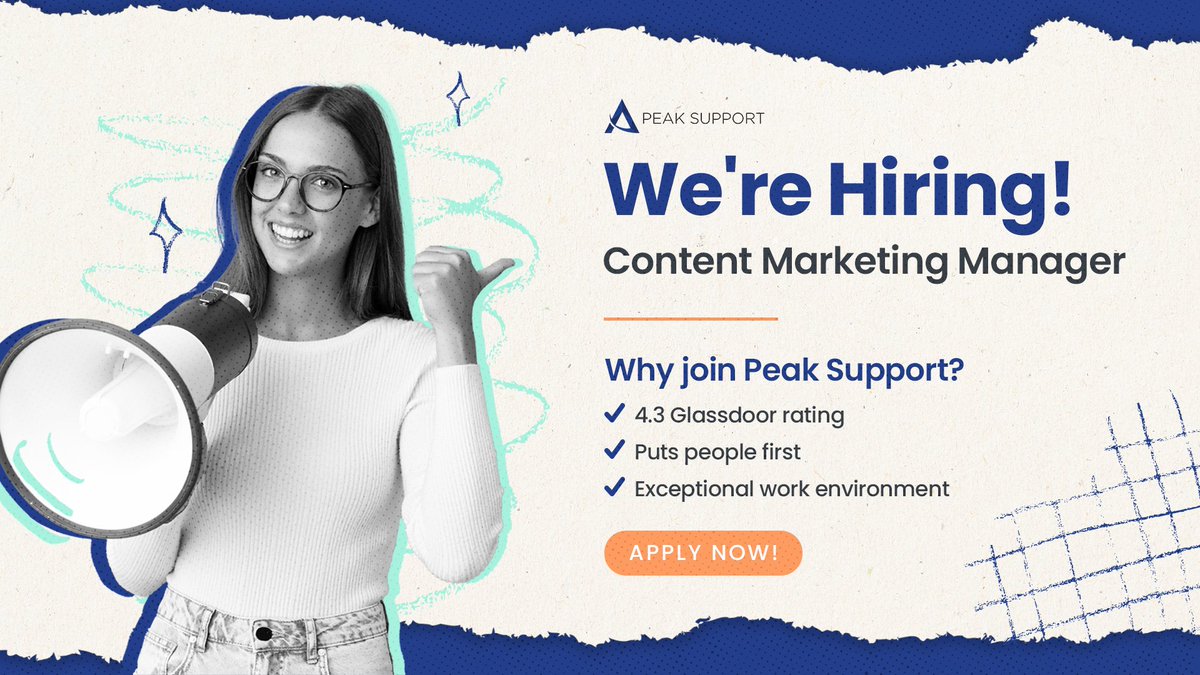 🚨 We’re hiring a Content Marketing Manager! 🚨
Remote (USA)

Write with purpose. Think strategically. Track like a pro.
If you're a content + UTM wizard, this one's for you.

📍 100% remote
🧠 Creative + data-driven
✅ Apply now: hubs.ly/Q03wrcJW0
#Hiring #ContentMarketing