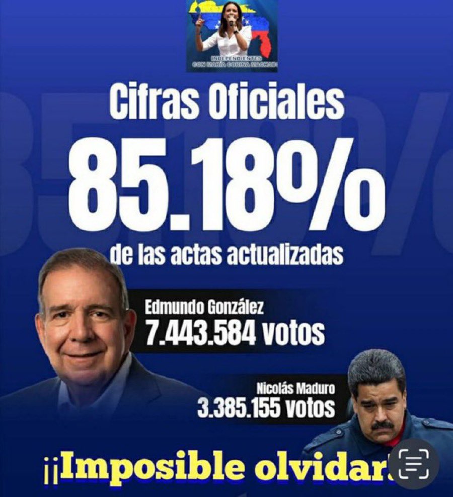 ISAIAS ROJAS (@isaiasrojas58) on Twitter photo BRAVO: 🇻🇪🇻🇪 Por Antonio Ledezma <a href="/alcaldeledezma/">Antonio Ledezma</a> el llamado de María Corina Machado a la FAN es: honrar su juramento, defender la Constitución y la soberanía popular. Son militares, son ciudadanos con un deber moral. ¡Es hora de elegir la libertad y la justicia! #VenezuelaLibre BRAVO: 🇻🇪🇻🇪 Por Antonio Ledezma <a href="/alcaldeledezma/">Antonio Ledezma</a> el llamado de María Corina Machado a la FAN es: honrar su juramento, defender la Constitución y la soberanía popular. Son militares, son ciudadanos con un deber moral. ¡Es hora de elegir la libertad y la justicia! #VenezuelaLibre