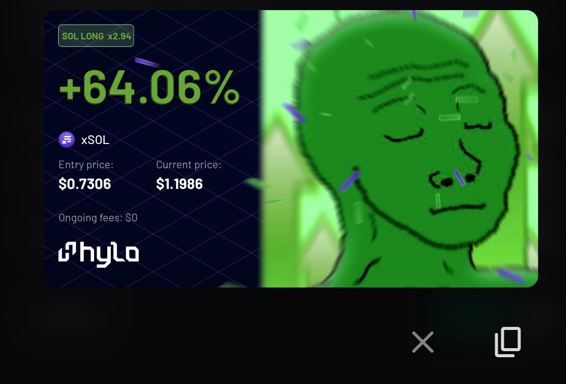 Using leverage with xSOL hits different. • No funding rates eating into  your PnL • No liquidation ending your trade Just 2–3x tokenized leverage  you can hold until the next ATH if