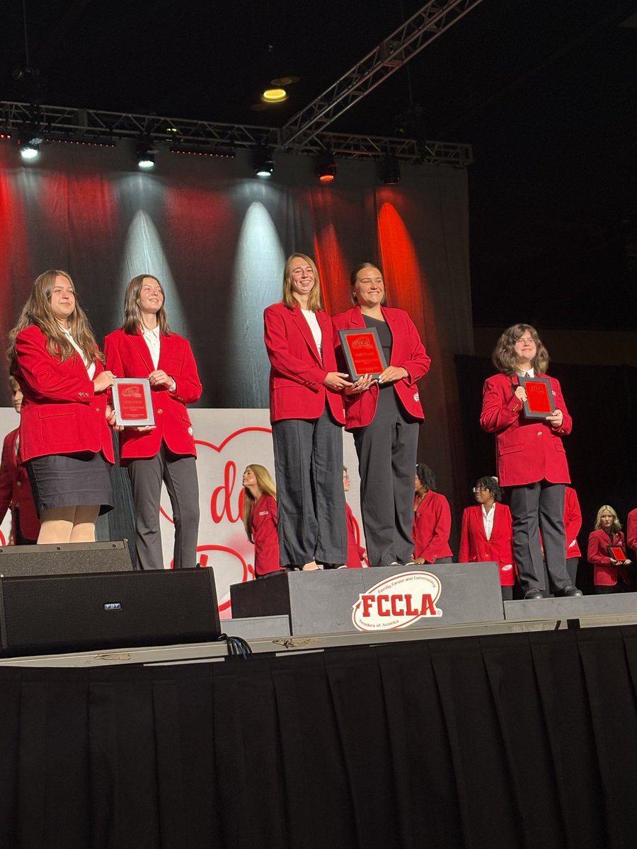 FCCLA National Champs! Way to go Leah and Alivia!