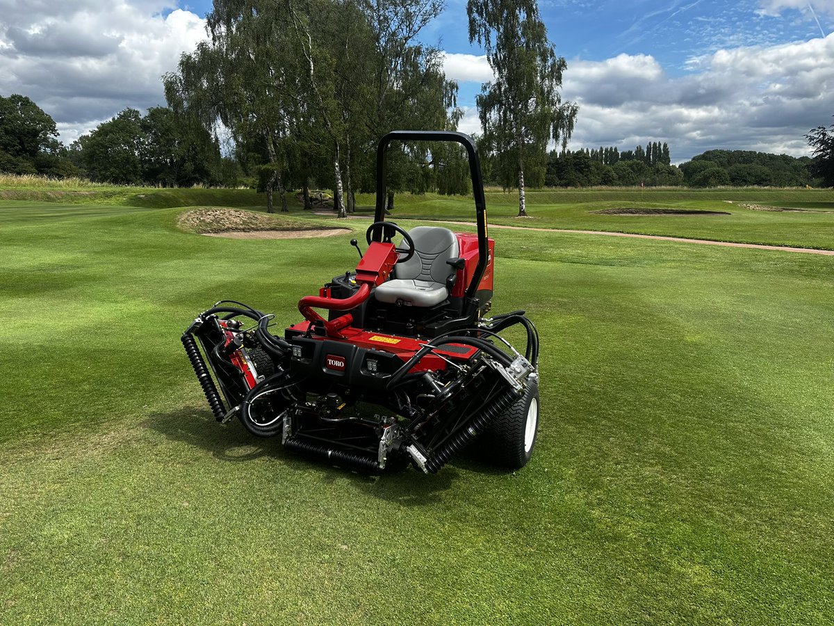 Delivery day for our new 3575-D. Great investment by the club and should see instant results just in time for club champs this weekend. <a href="/CTM_Pro/">CTM</a>