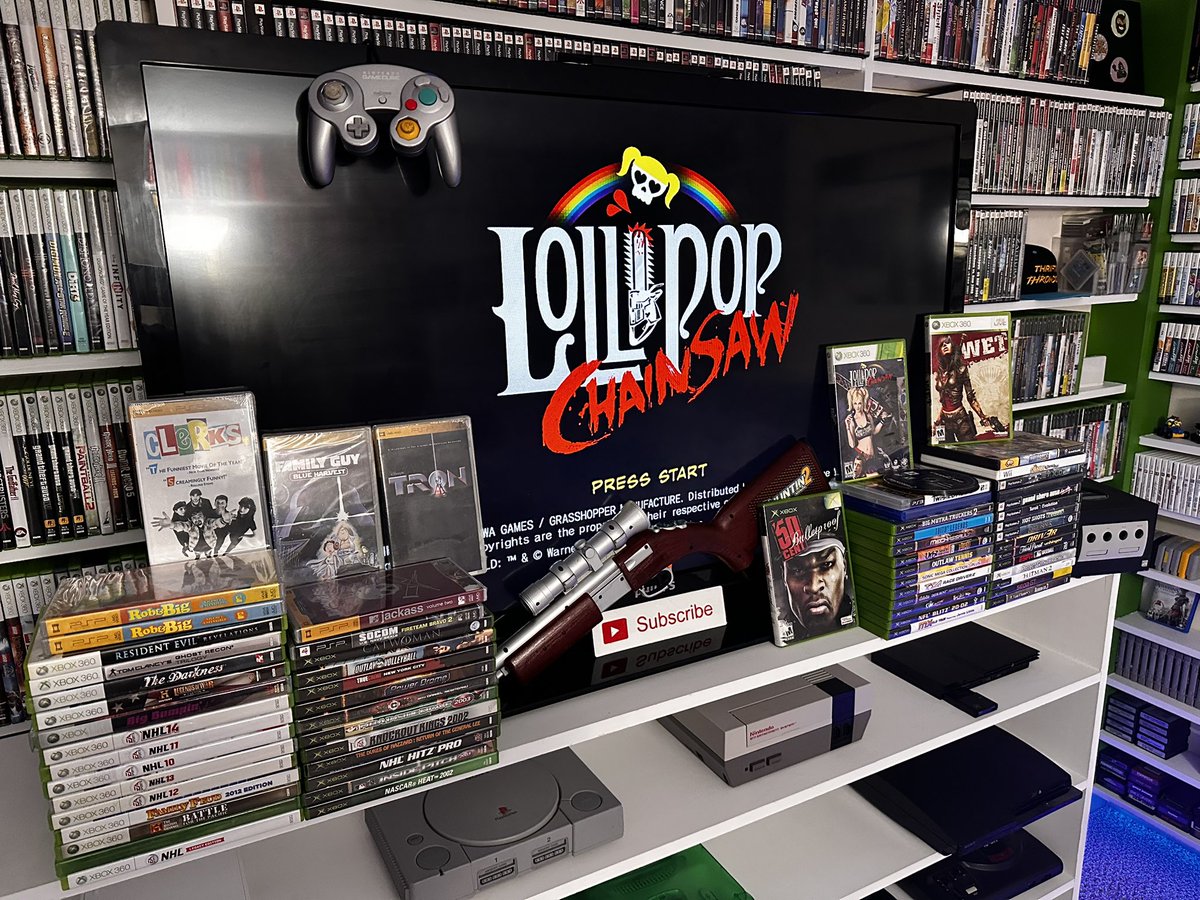 ElDabstroyero's tweet photo. Our latest episode of #ThriftingThrowdown had a SWEET haul of games including some #Xbox bangers! 

What was your favorite pickup from the episode?

#VideoGames #Xbox360 #YouTube #Games #FleaMarket #LollipopChainsaw #RumbleRoses #Wet #RareGames #NewGames #Retro #RetroGames https://t.co/XLZnIzRD2N