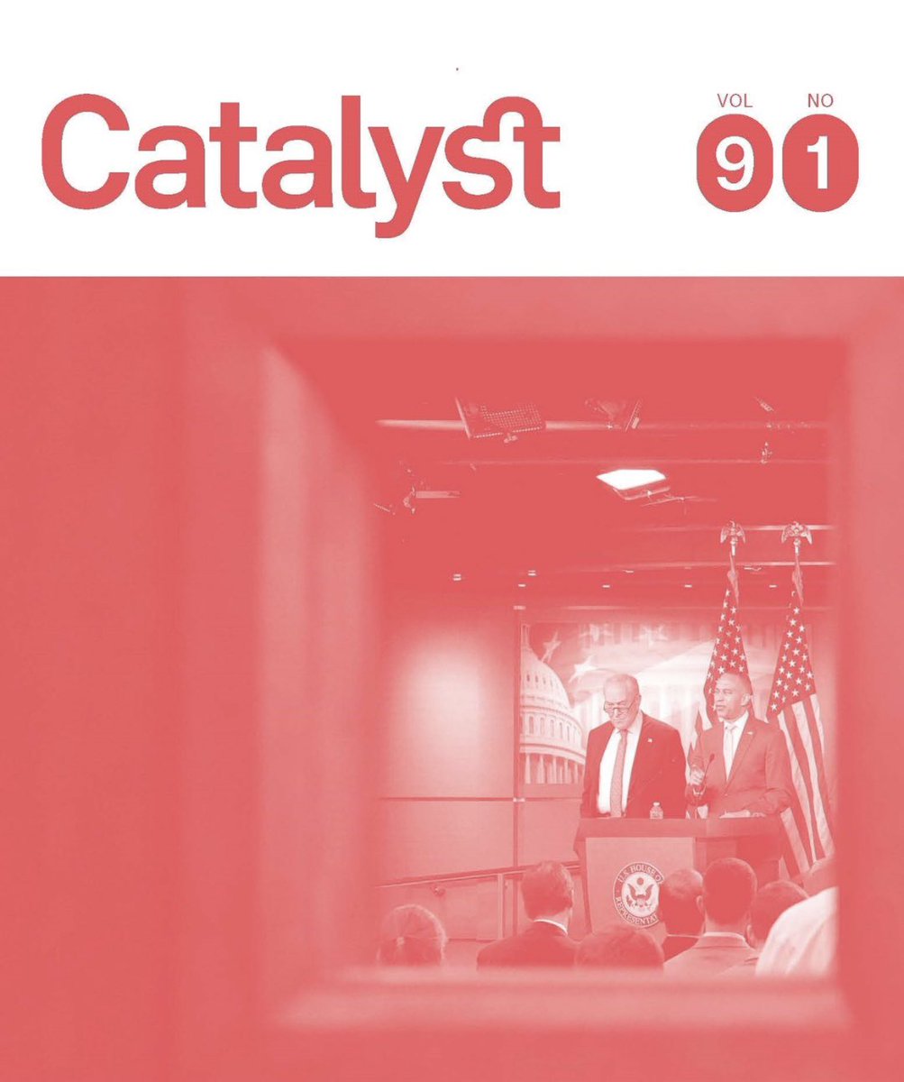 catalyst_theory's tweet image. The new issue of Catalyst is out now!
This issue has fantastic commentary on the Democratic Party’s failures, Lula’s new challenges, Modi’s elite coalition, the end of revolution, and much more.
Get a yearlong print subscription today for just $20: catalyst-journal.com/subscribe/?cod…