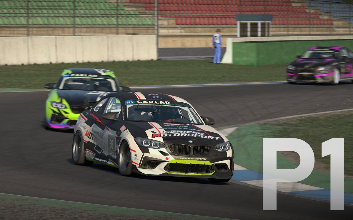 P1 in the second Race of the #CARLAR M2 Cup Round 1 at Hockenheim.