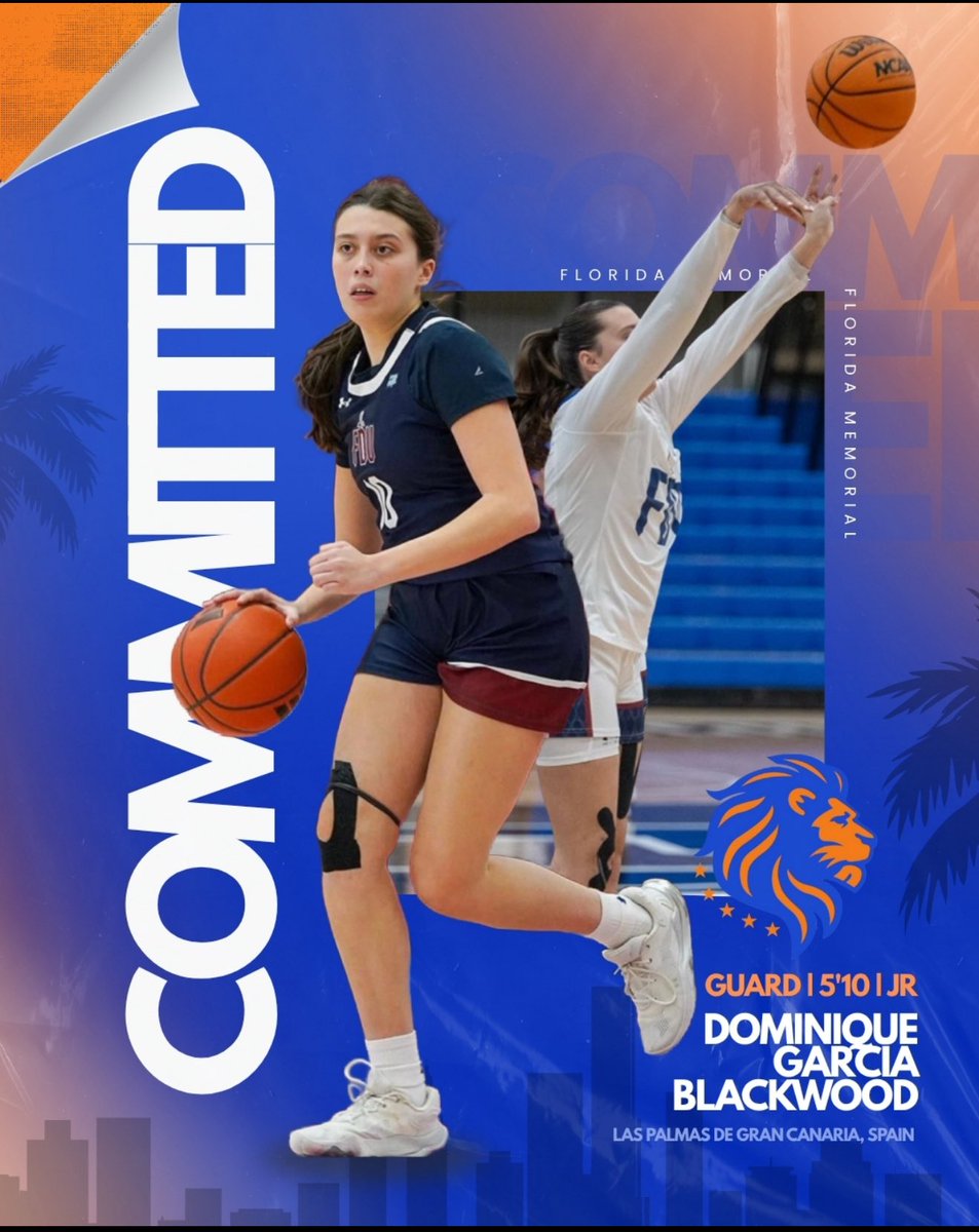 Very excited to sign D1 transfer  Dominique Garcia to FMU !🧡💙 5-10 guard from Spain has unlimited range inside and outside the arc. Works extremely hard on and off the court. Looking forward to another immediate impact student athlete to the program. Welcome to Miami! #305 🇪🇸