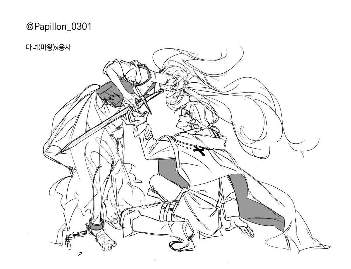 Papillon_0301's tweet photo. #트레틀
#이메레스

마음 약한 용사에게 사명을 일깨워주어보세요
소꿉친구 관계로 먹으면 더 재밌습니다

구도 변형 수정 자유롭게~ https://t.co/TYdgwecpFs