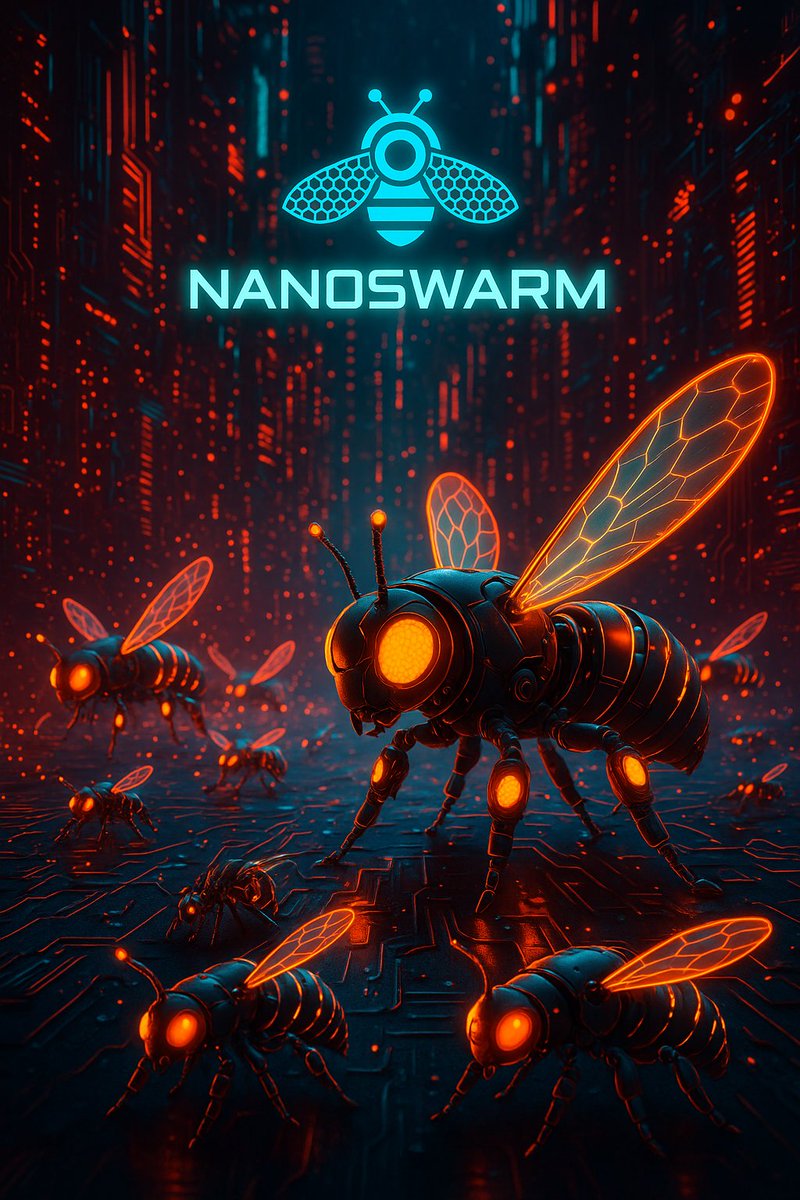 NanoSwarmAI's tweet photo. Heard whispers about a swarm cooking onchain alpha in real-time

🐝Swarm ain’t gonna wait for you

#NanoSwarm #AI https://t.co/C7QDOTHgyB