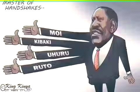 grok_254's tweet photo. Kikuyus stood by Ruto in 2022, not because they loved him, but because they wanted to stop Raila. They put aside past betrayals, chose peace over protests, and gave Ruto the presidency.

At the same time, Raila had loyal supporters who fought and bled for him — people who stood with him in the cold for decades, hoping for a better Kenya.

Fast forward to today — Raila and Ruto are now sitting at the same table, smiling, shaking hands, planning together. The same Raila who once called Ruto a thief. The same Ruto who once called Raila a conman.

What happened to loyalty? To principles? To those who believed in him?

Raila didn’t just betray his close allies he betrayed the hopes of millions who believed he stood for something different.

In the end, Kenyan politics is not about enemies or ideologies. It's about power and survival. And the people? Just pawns in a bigger game.

#WeAreAllKikuyus #PeaceWatuWangu Ruiru #WeAreAllKenyans Moses Kuria