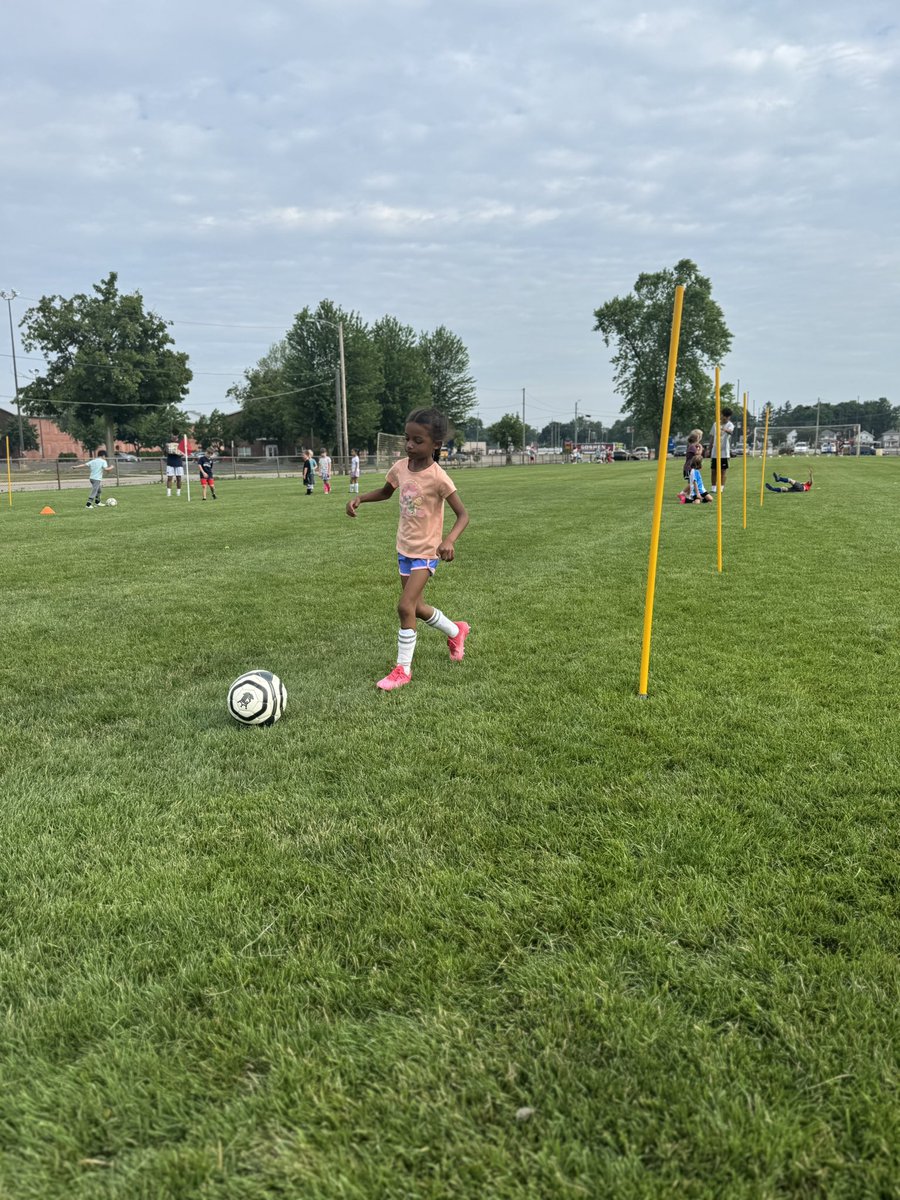 Soccer camp is on full swing! #skills