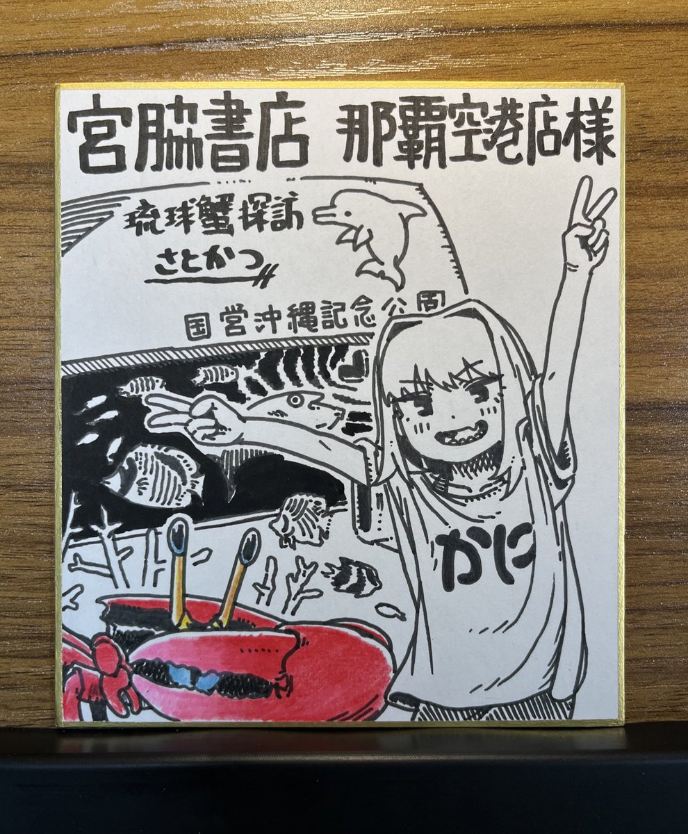 那覇空港内の本屋さん。沖縄に採集行った際は探してみてください